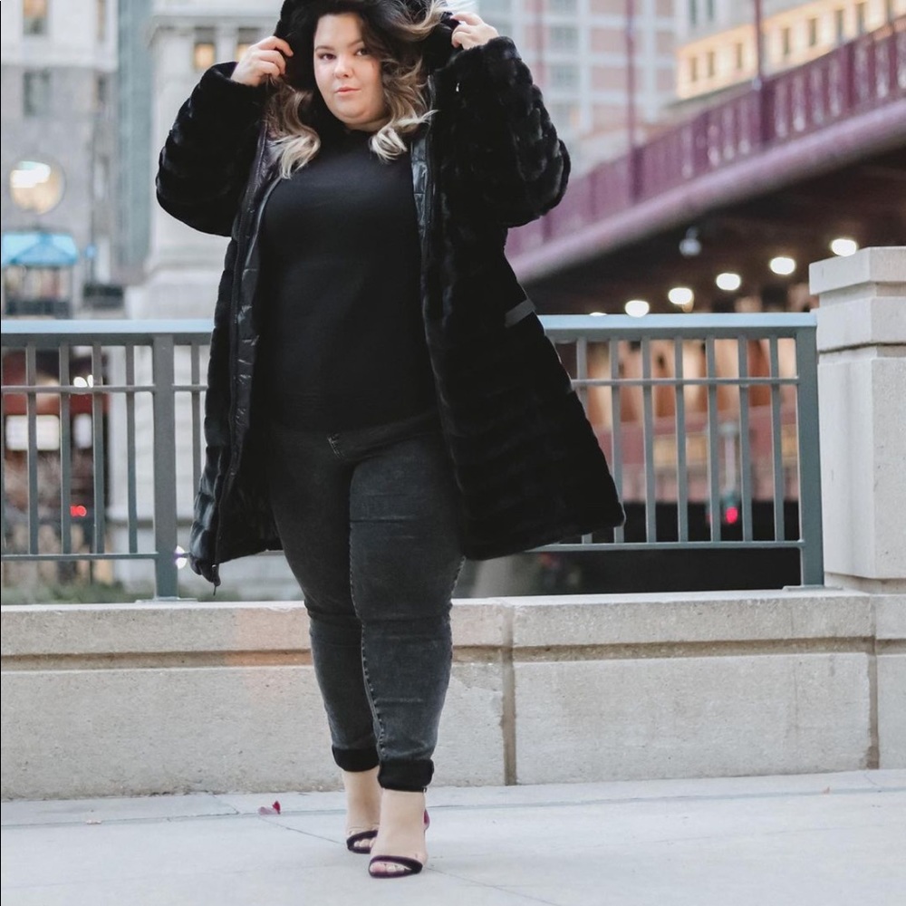 Acid Wash Black Skinny Jeans